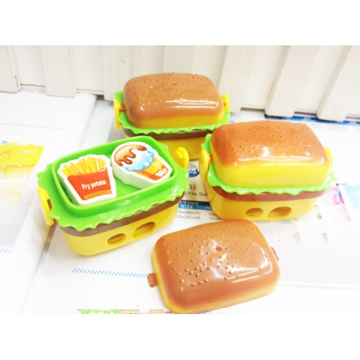 gọt bút chì bánh hamburger GB36 gọt viết chì cute dễ thương