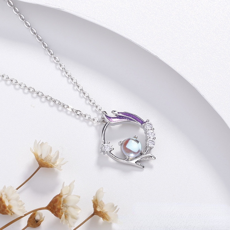 Vòng cổ Hợp Kim Đính Đá Sang Trọng Cho Nữ