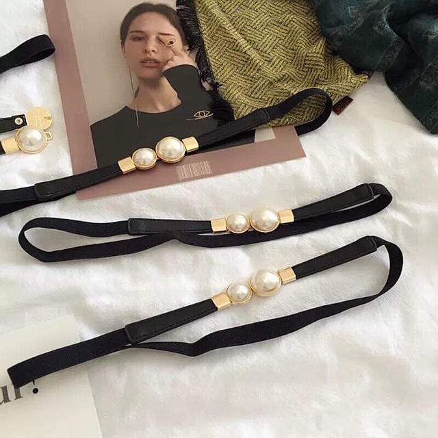 🆘🆘Đai váy đính hạt,chun co giãn,bản 1,5cm