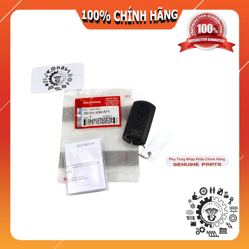 Remote chìa khóa Vario 150 2018-2021 nhập chính hãng Honda (remote khóa smartkey)