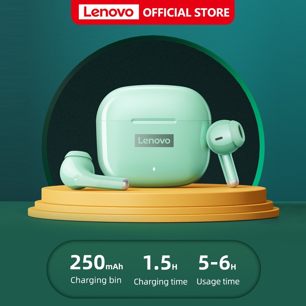 Tai nghe Bluetooth Lenovo LP40S 2022 mới Lenovo LP40 PRO không dây Bluetooth 5.1 TWS IPX5 Điều khiển kép TWS 300mah Cảm giác độ trễ thấp