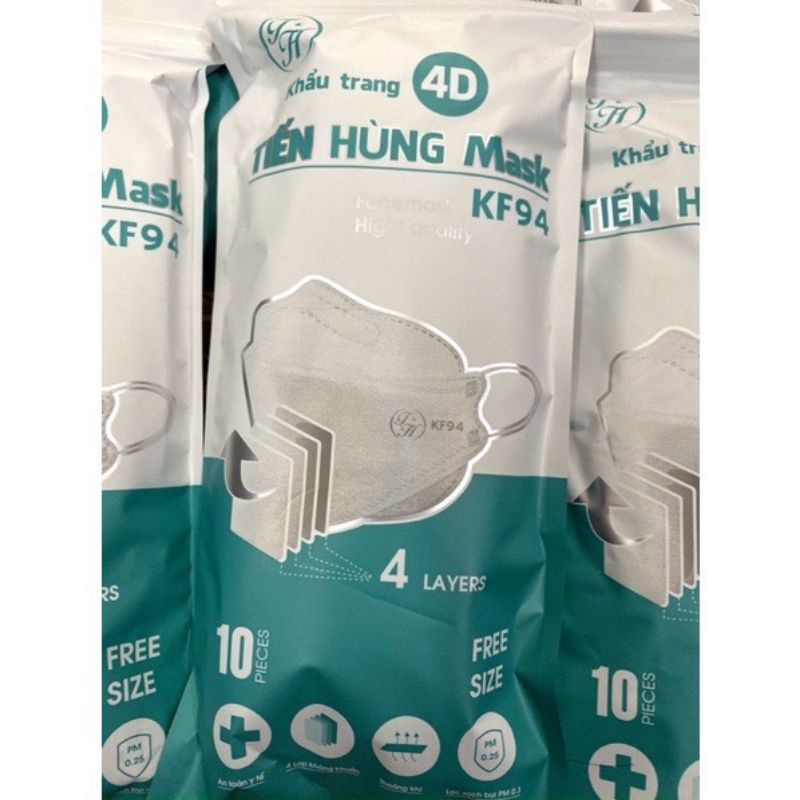 Khẩu trang kf94 kiểu hàn quốc kháng khuẩn và lọc bụi mịn pm 2.5 - chestore - ảnh sản phẩm 7