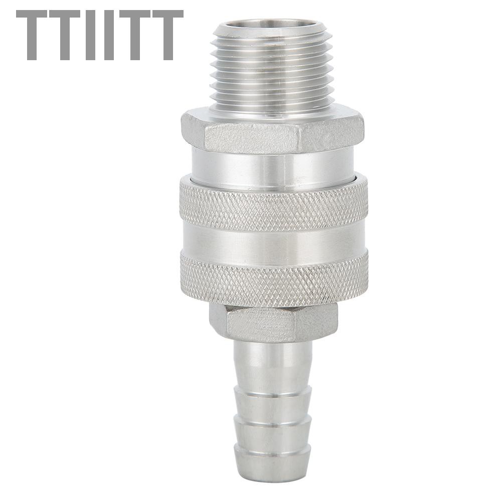 Đầu Nối Nhanh Cho Thùng Bia 1 / 2in Bằng Thép Không Gỉ