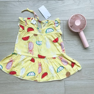 Váy lanh lụa đuôi cá cho bé gái siêu mát XHN263