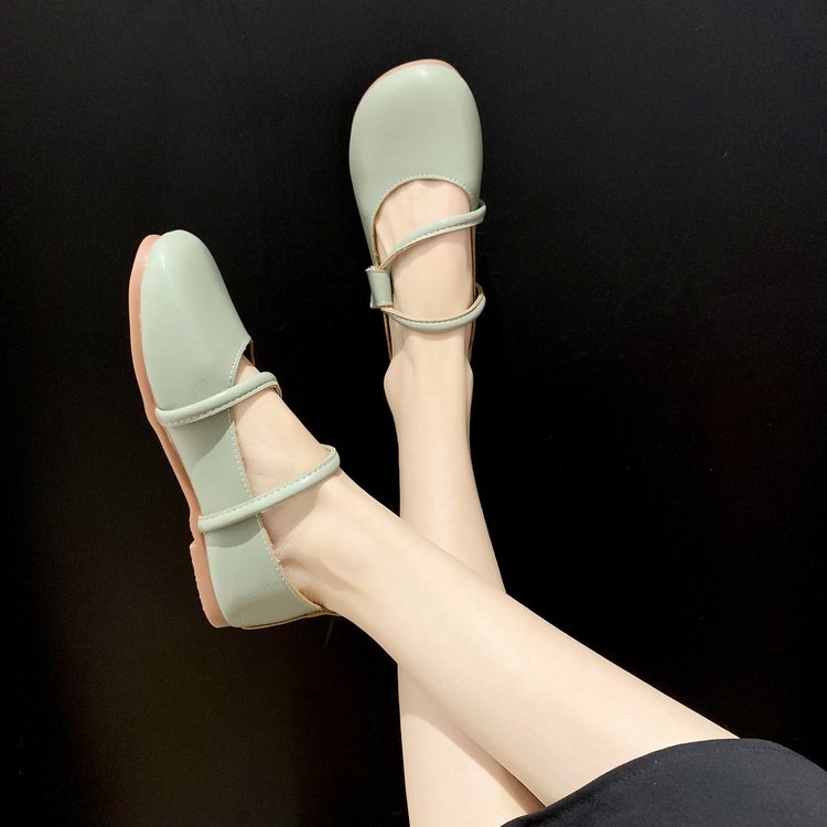 [ Mã 66CBSALE giảm 30K đơn 200K] Giày búp bê mũi tròn dễ thương cho nữ | BigBuy360 - bigbuy360.vn