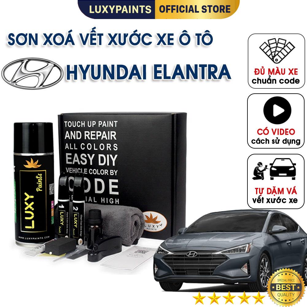 Sơn xóa vết xước xe ô tô Hyundai Elantra LUXYPAINTS, Bút tẩy xoá vết trầy xước sơn xe oto màu chuẩn CODE - LP01HYEL