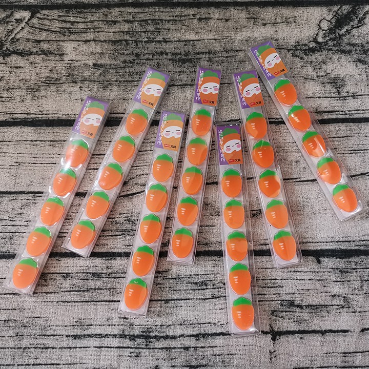 HCM - Set 5 cục gôm cà rốt mini kute dễ thương quà tặng