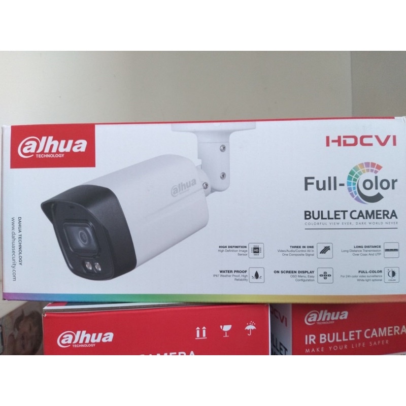 Camera HDCVI Full Color Dahua HAC-HFW1239TLMP-LED 2.0Megapixels