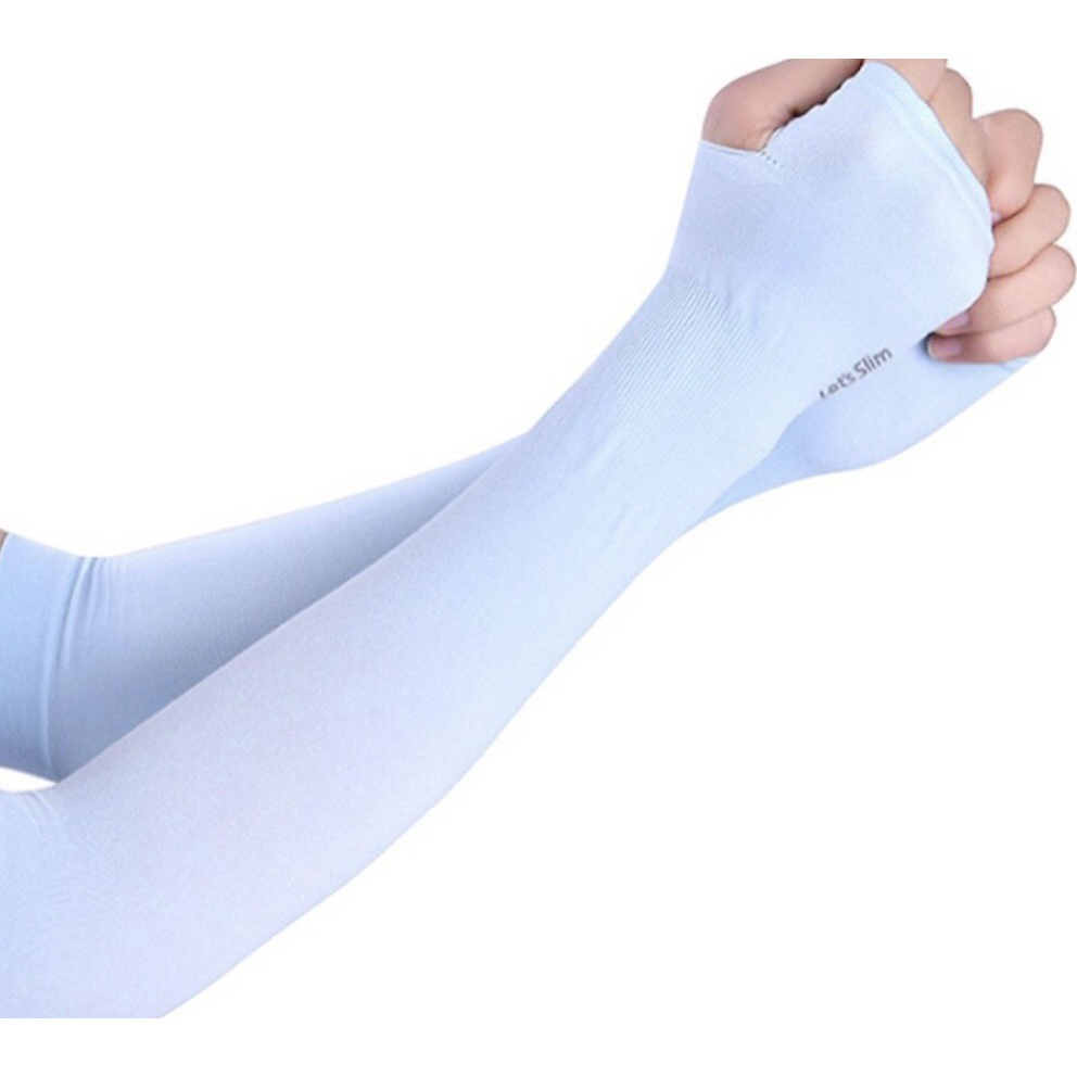 Găng Tay Chống Nắng Xỏ Ngón Let's Slim Aqua-X