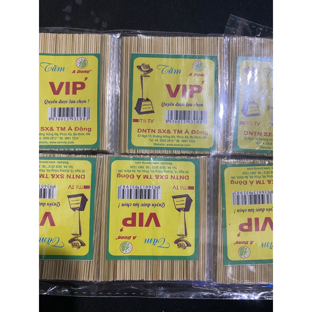 Vỉ 30 Gói Tăm VIP Á Đông Giá Rẻ