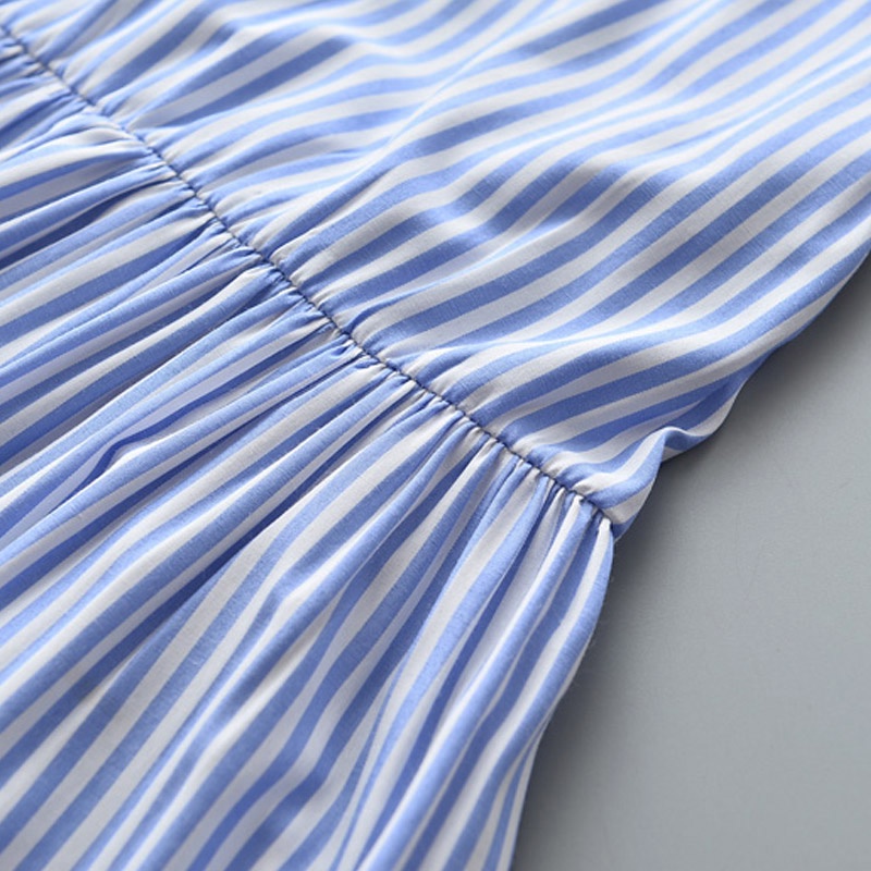 BEAR LEADER Set Đồ Mùa Hè 2023 Gồm Áo Kẻ Sọc + Quần Có Thắt Nơ Dễ Thương Cho Bé Gái Sơ Sinh