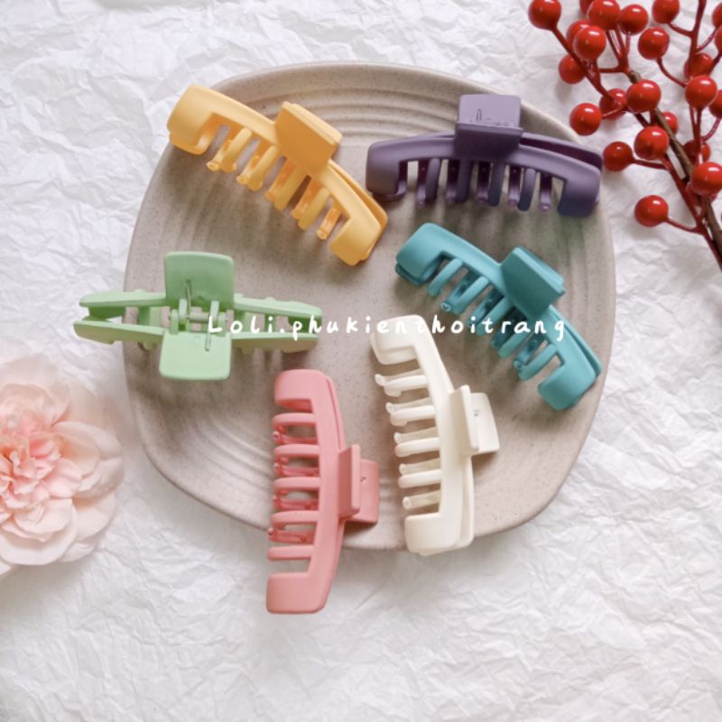 Kẹp tóc càng cua Hàn Quốc, kiểu dáng đơn giản thời trang cho nữ