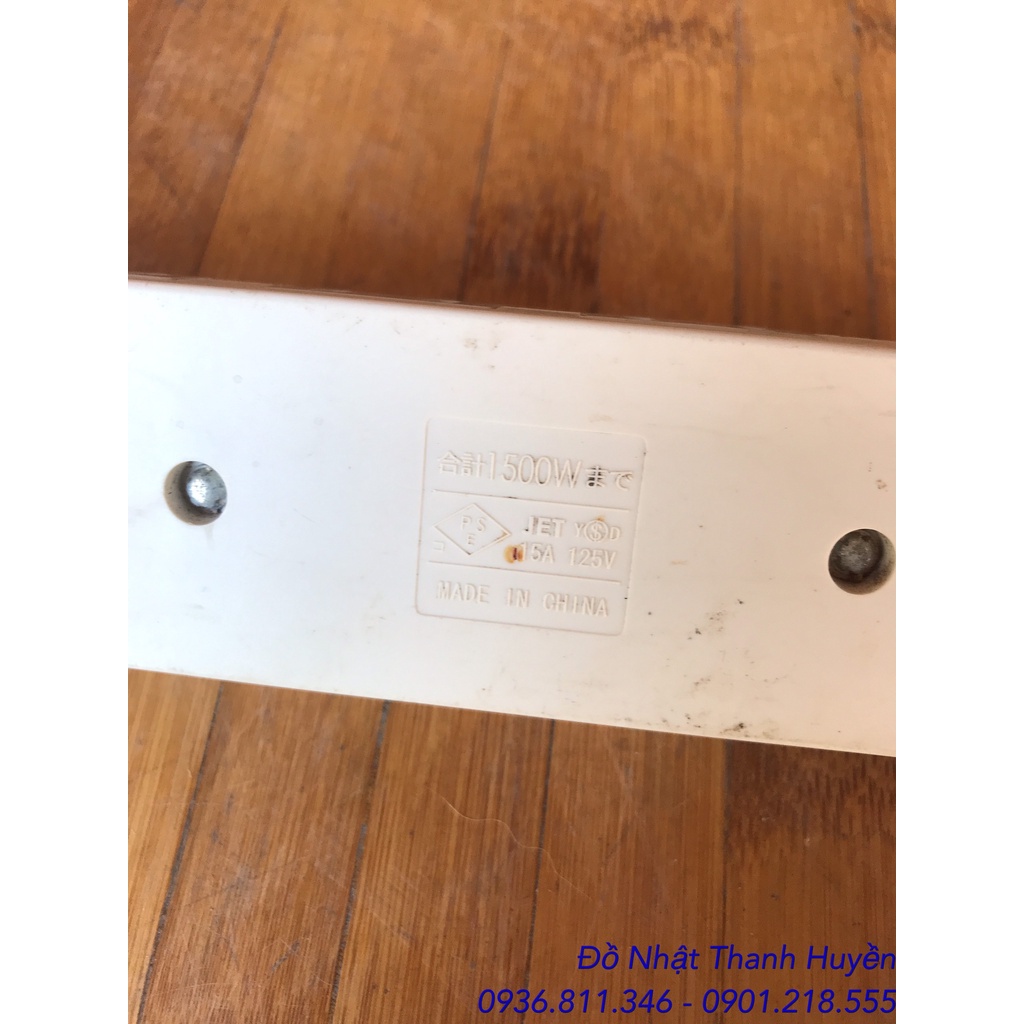 Dây điện/Ổ điện Nhật bãi ELPA dài 2m dùng cho thiết bị điện 100V