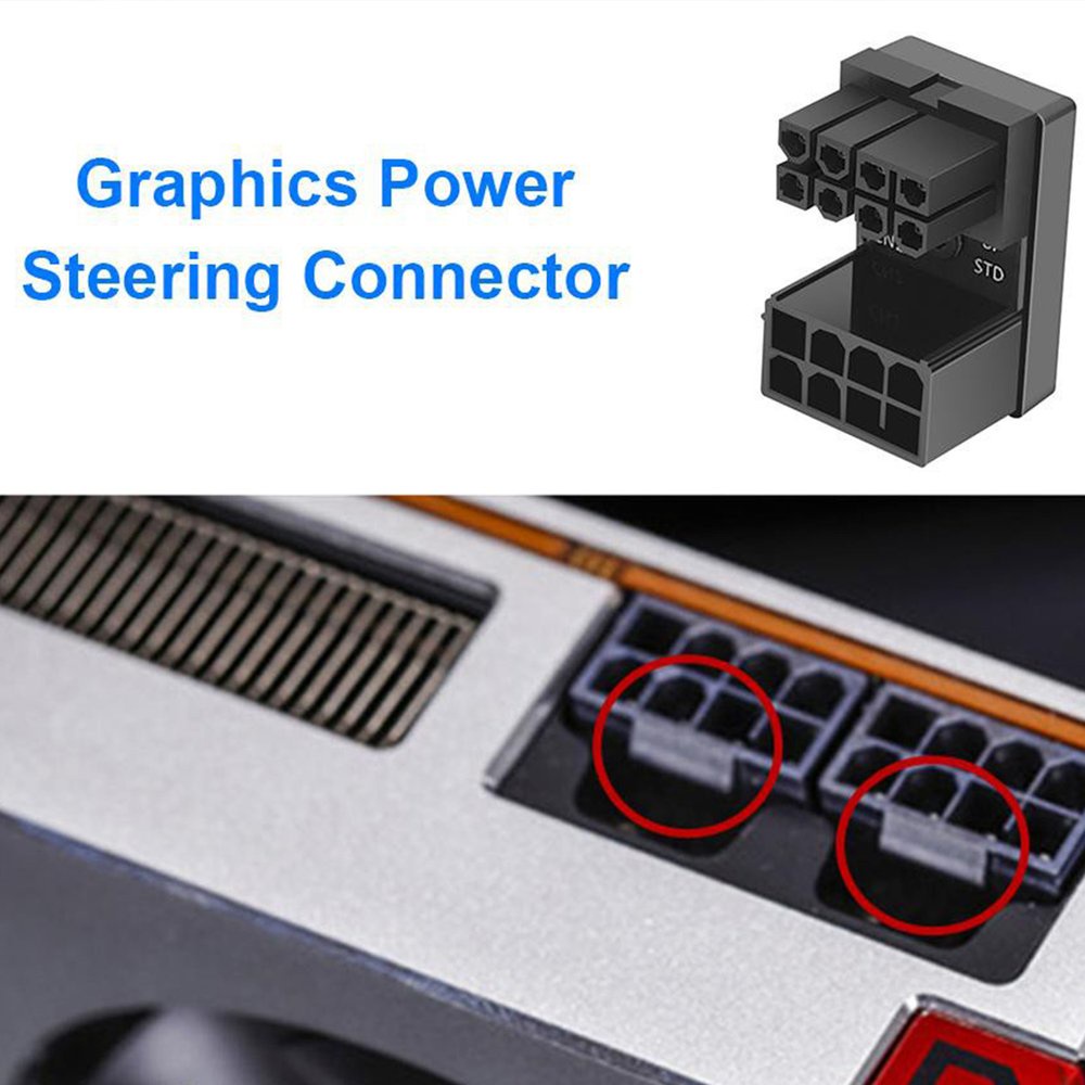 Đầu Chuyển Đổi Thẻ Đồ Họa Atx6Pin 180 Độ Cho Máy Tính Để Bàn Gpu | BigBuy360 - bigbuy360.vn