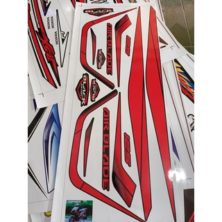 tem rời,decal dán xe AirBlade 2011 đỏ đen