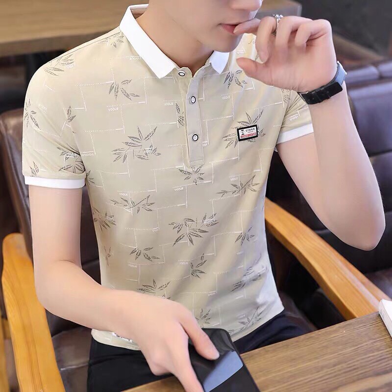Áo thun nam cổ bẻ ngắn tay cao cấp phong cách hàn quốc, áo thun polo nam MURADFASHION AT027 | BigBuy360 - bigbuy360.vn