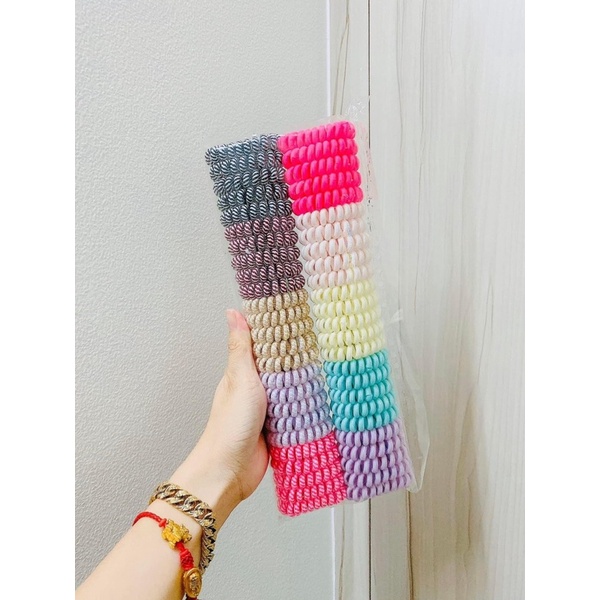 Thun cột tóc lò xo Thái Lan