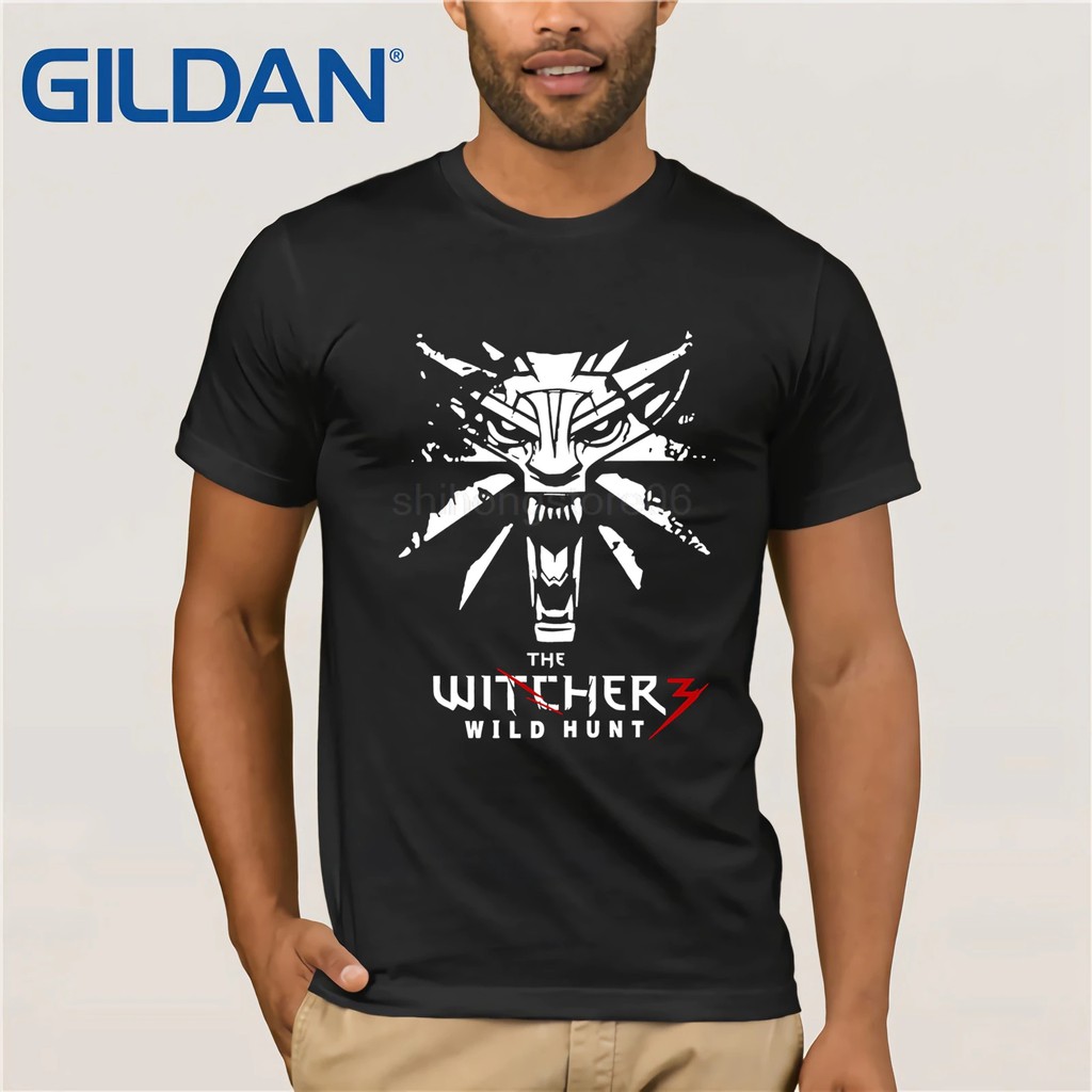 Áo thun tay ngắn 100% cotton hoạ tiết Game The Witcher 3