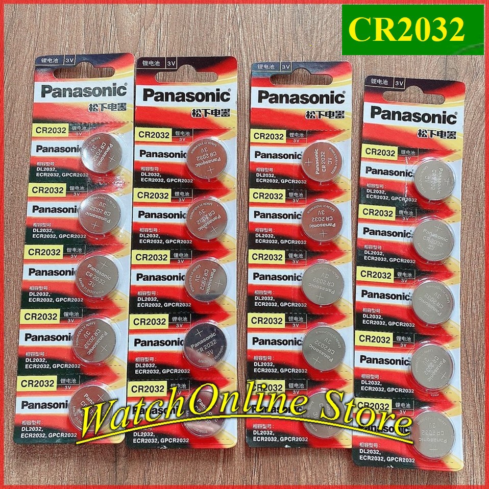 Pin Cúc Áo Panasonic CR2032 3V Lithium