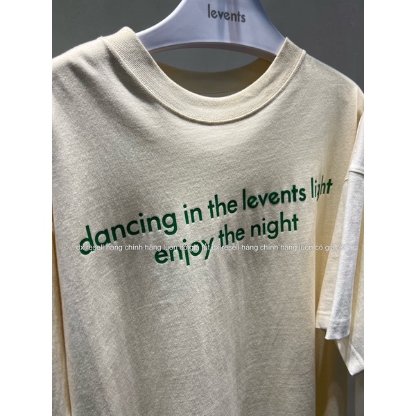 Áo Thun LEVENTS JOYFUL TEE  Tặng Kèm Túi Khi Mua Từ 2SP Levents)