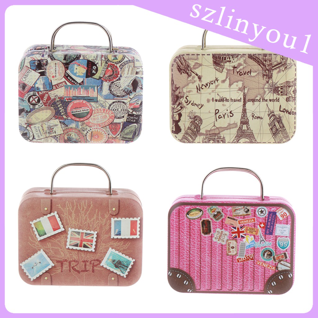 Balo thu nhỏ cho búp bê DIY gồm 4 màu