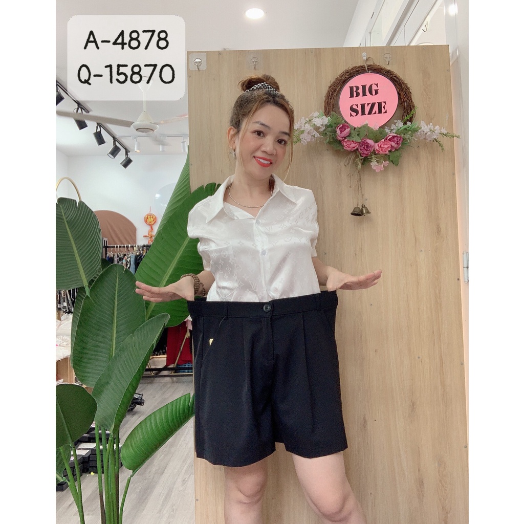 Quần tây đùi BIGSIZE công sở - 15870