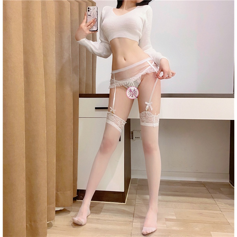 Quần kẹp tất ren / Garters kẹp vớ phối bèo  QL30 CICI BONITA HCM
