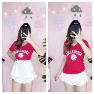 Áo thun cổ tim ABERCOBIE 35k