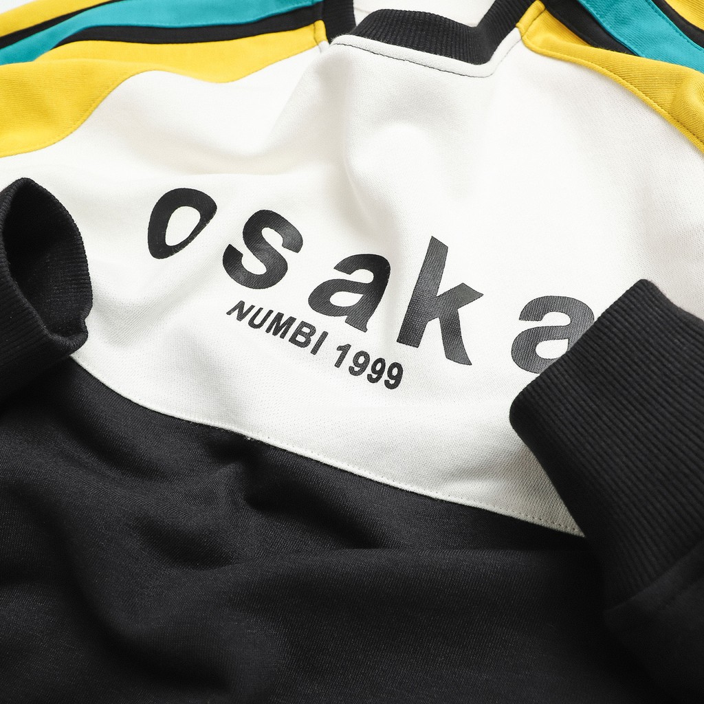 Áo Nỉ Numbi Phối Màu In Chữ Osaka | BigBuy360 - bigbuy360.vn