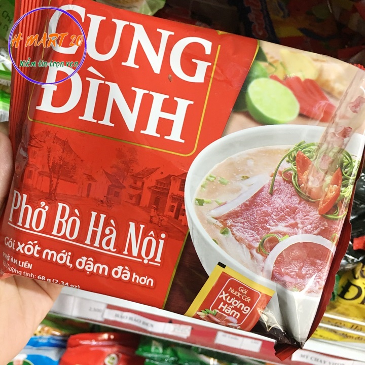 Thùng phở cung đình 30 gói date mới