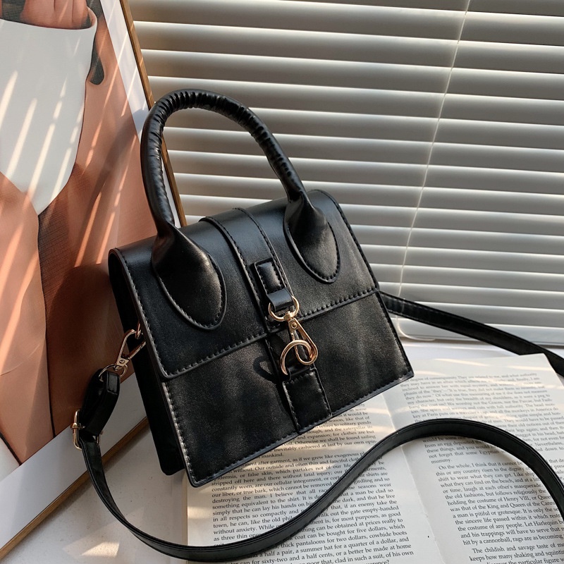 Túi Đeo Vai Một Bên Vai Màu Trơn Phong Cách Châu Âu Thời Trang 2022 Mới Dành Cho Nữ