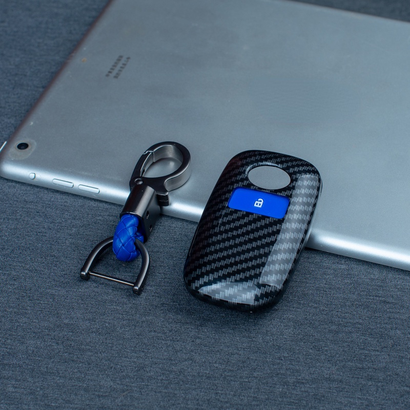 Vỏ Bọc Chìa Khóa Xe Hơi 2 Nút Bấm Bằng ABS Sợi Carbon Cho toyota RAIZE Daihatsu Rocky toyota Veloz 2022 Veloz 2021 Avanza 2022