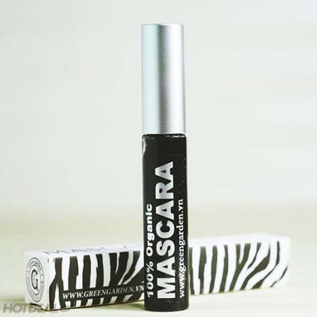 [Hàng Chính Hãng] Mascara dầu dừa - than hoạt tính Green Garden giúp mi mọc dài và khỏe mạnh, đen dày tự nhiên 10ml