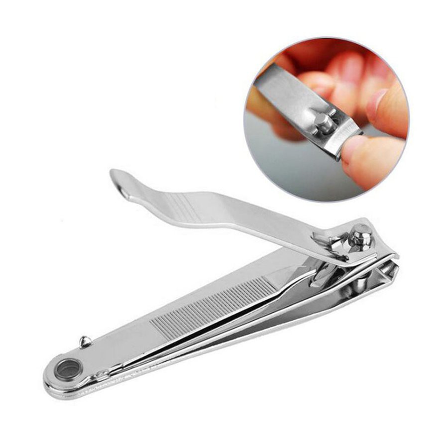 💖💖Đồ Bấm Móng Tay Bằng Thép Không Gỉ Tiện Dụng Chất Lượng Cao/Thép không gỉ Nail Toe Clipper Cutter Trimmer Scissor Manicure Pedicure Tool