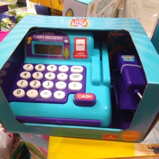 Đồ chơi Máy tính tiền siêu thị (dùng pin tính thật, có âm thanh ...)