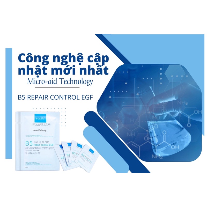 10 Miếng Mặt Nạ Yuejin Liposome PP Mask Phục Hồi, Cấp Ẩm Đa Tầng 25ml