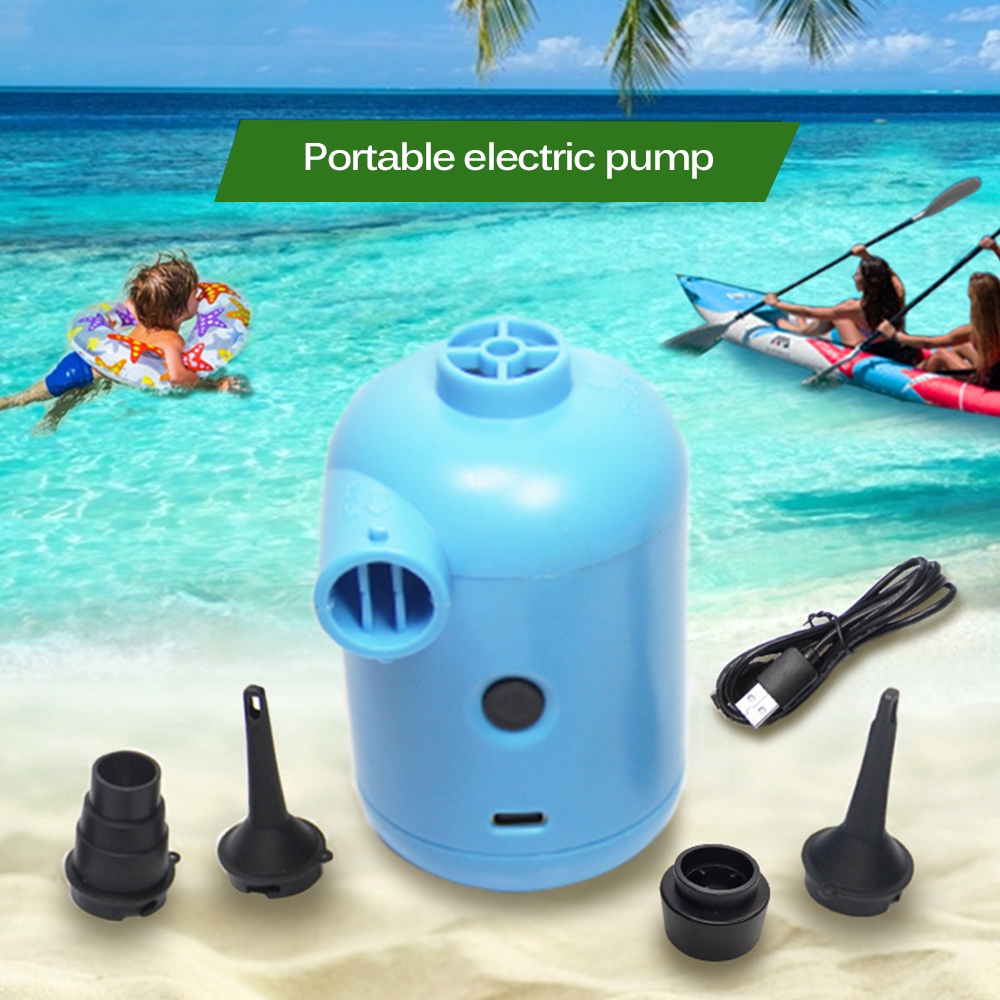 Máy Bơm Không Khí J2 USB Bơm Hơi Cho Phao/Nệm/Nệm/Nệm Bơm Hơi Tiện Dụng