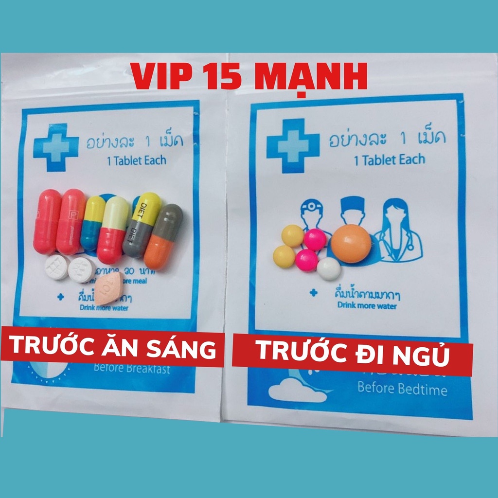 Giảm cân VIP 15 Mẫu mới Siêu mạnh