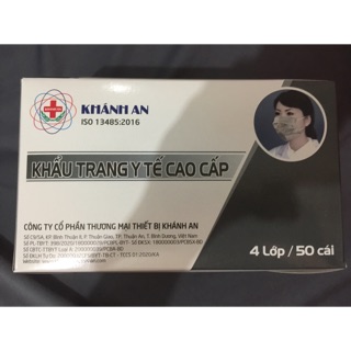 Khau trang y te 4 lớp cao cấp (số lượng 1 cái)