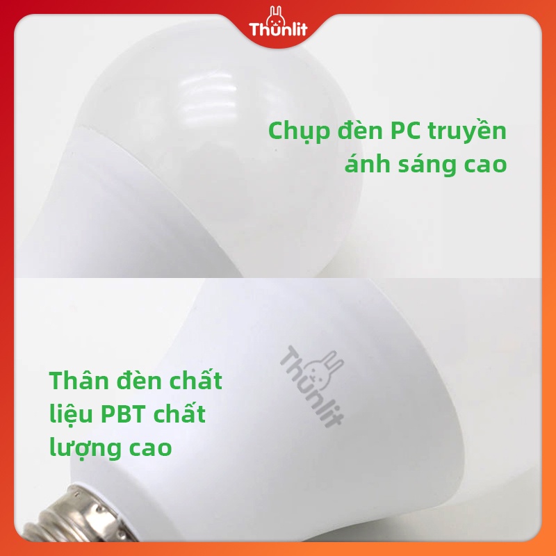 Bóng Đèn E27 Led Thunlit 5w Tiết Kiệm Năng Lượng Thiết Kế Tiện Dụng