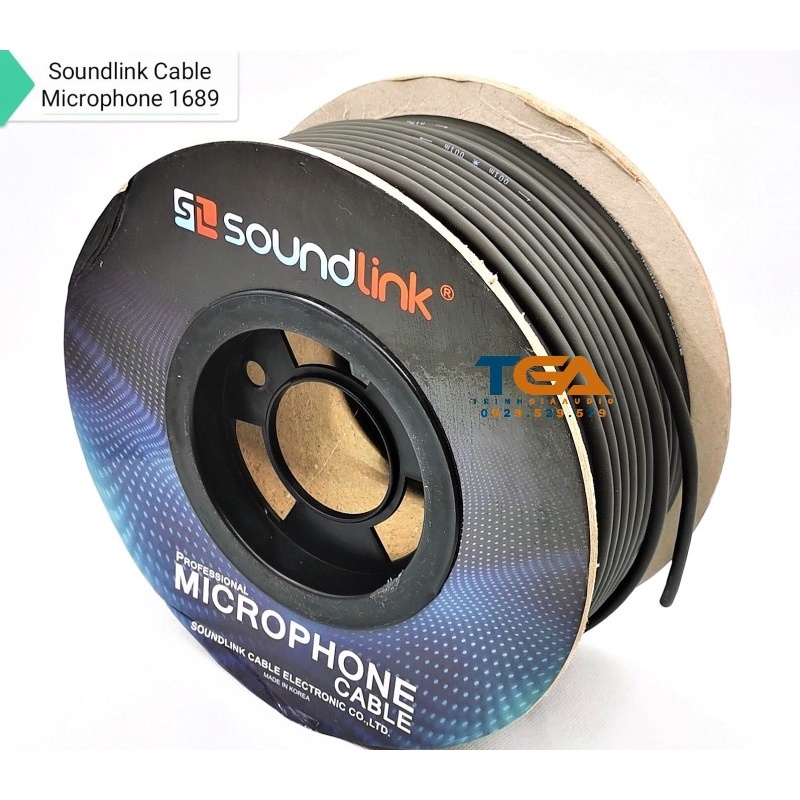 Dây tín hiệu Audio, Microphone chính hãng Soundlink. Báo giá 1 Mét