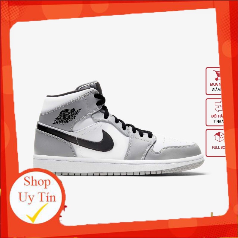 Giày Sneaker Nam Nữ màu XÁM cổ cao, Giày Nike Air Jordan 1 JD Cổ CAO Cao Cấp 2021 HÀNG MỚI - Hàng Cao Cấp
