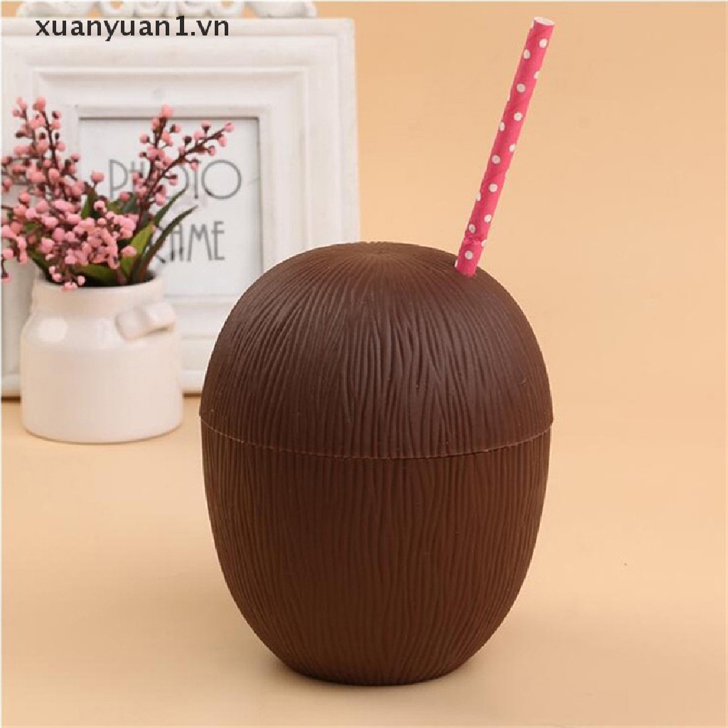 Cốc uống nước hình quả dứa phong cách Hawaii ngộ nghĩnh