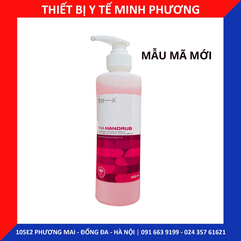 [CHÍNH HÃNG] Dung dịch rửa tay sát khuẩn nhanh THA chai 500ml, 1L, 5L