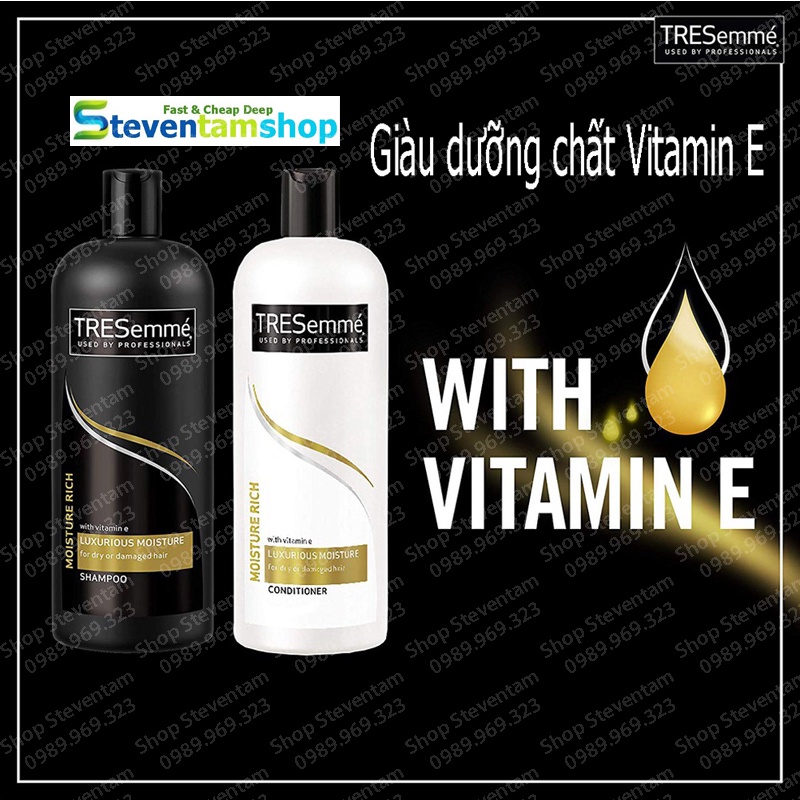 Dầu gội, xả TREsemme 1150 chăm sóc toàn diện 7X