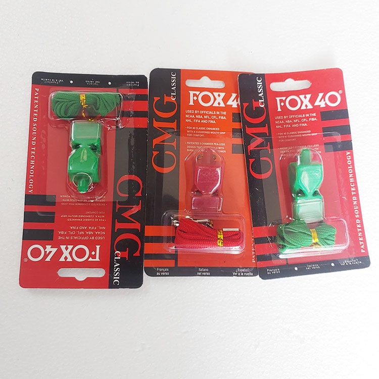 Còi nhựa Fox 40 - dụng cụ thể thao chuyên dùng cho trọng tài
