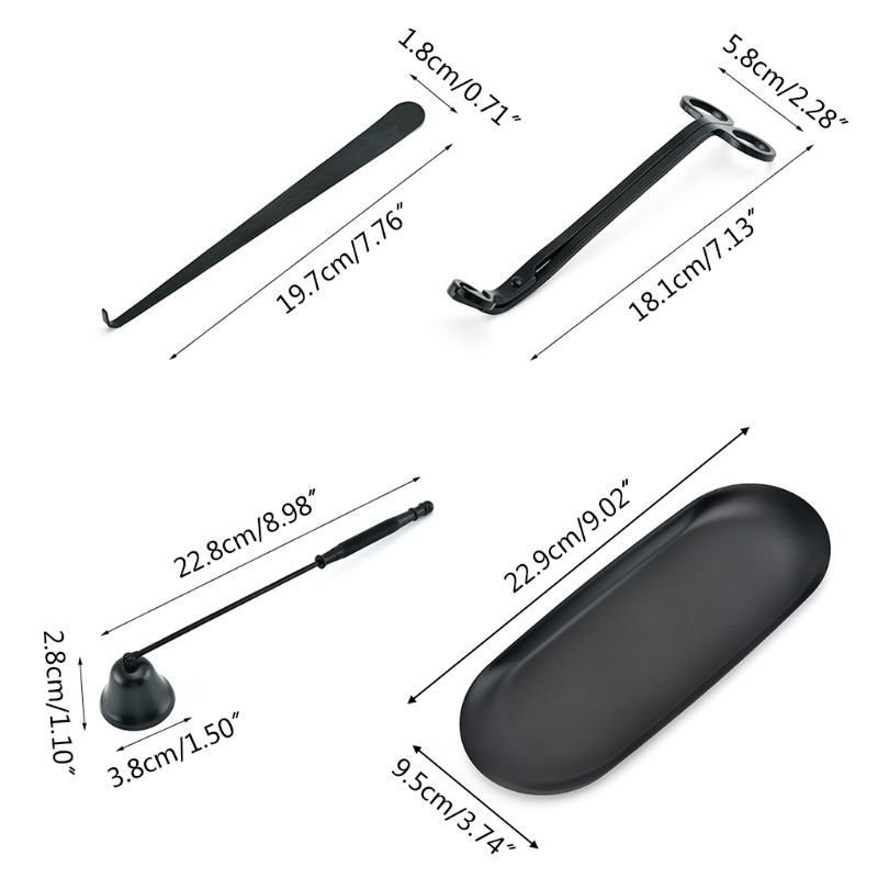Set 4 Dụng Cụ Cắt Tim Nến Chuyên Dụng
