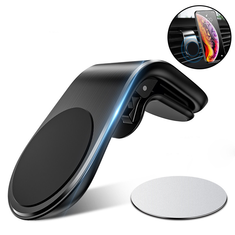 Giá đỡ điện thoại hít nam châm xoay 360 độ gắn lỗ thông gió xe hơi tiện dụng
