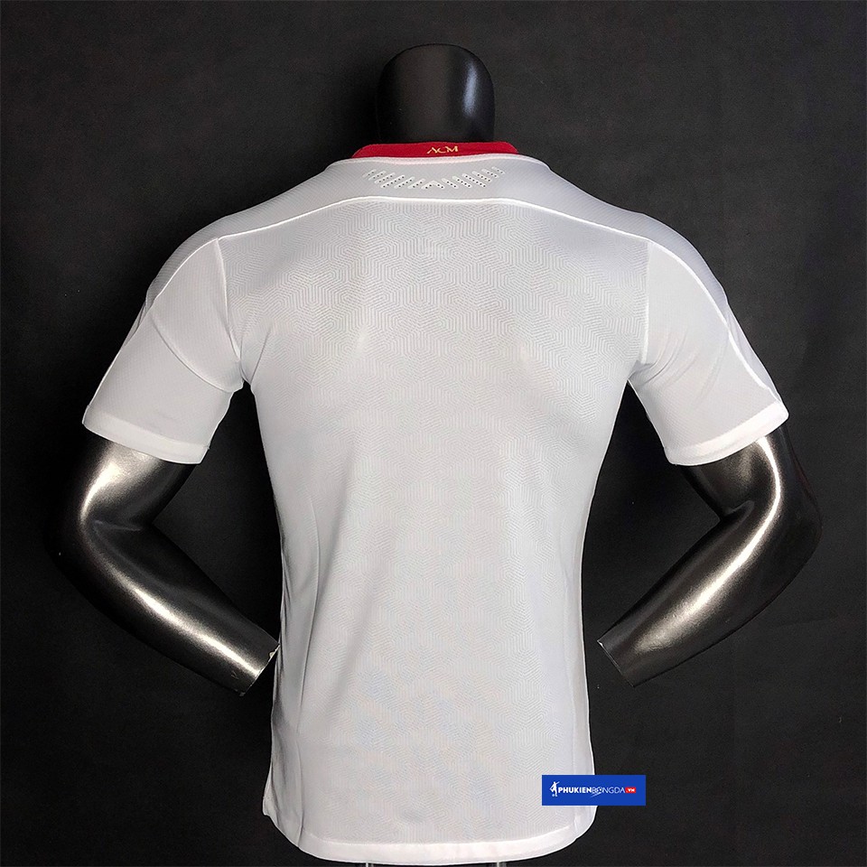 Áo đấu AC Milan sân khách 2020-2021 trắng, áo AC Milan trắng sân khách 2021 bản PLAYER Issue BODY fit cao cấp Thái Lan