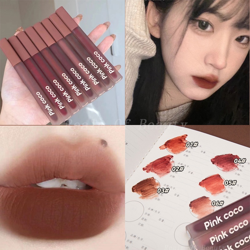 Son kem lì Pink Coco lâu trôi dưỡng mềm môi Candipop